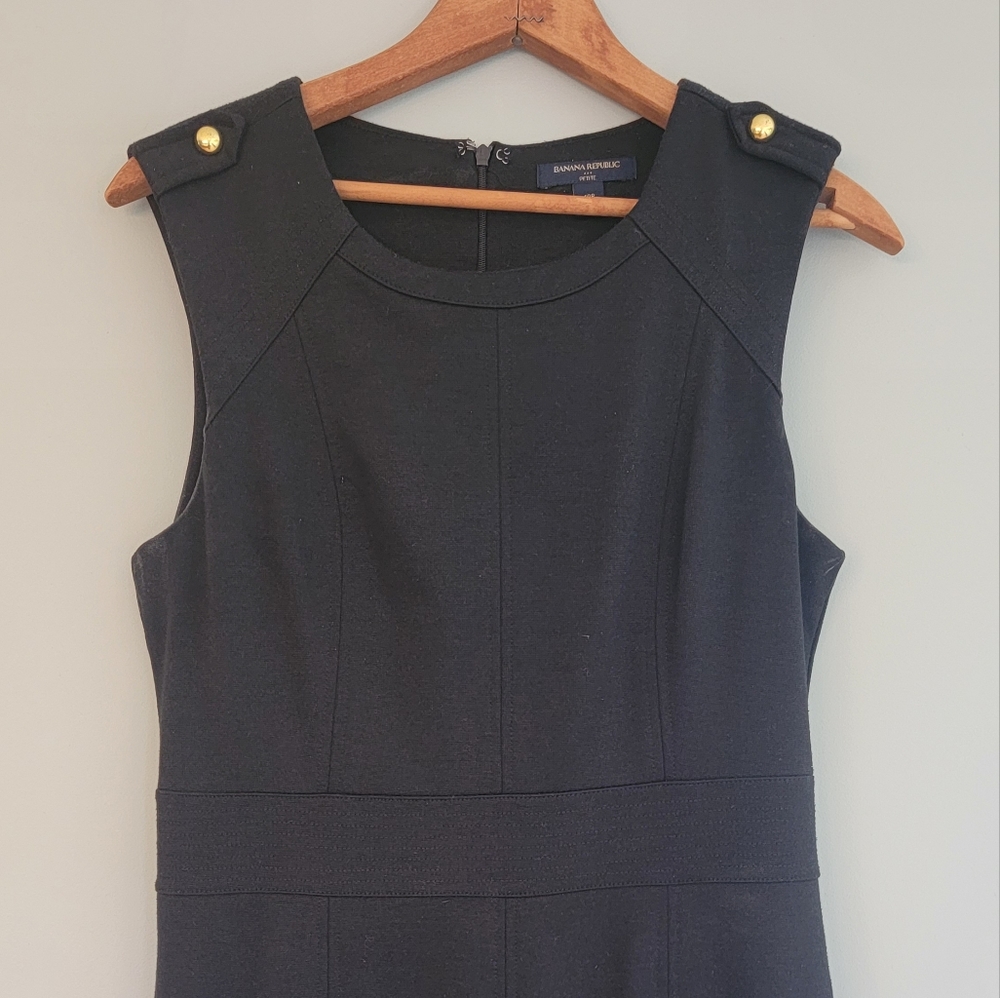Banana Republic Black Sheath dress